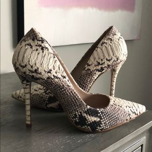 Steve Madden Snakeskin Pumps